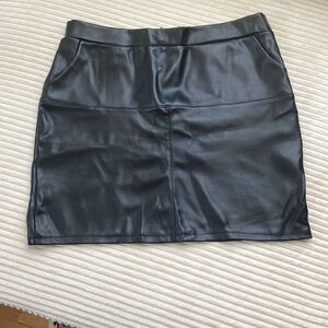 Windsor leather Mini skirt